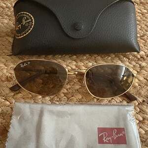 Ray-Ban RB3734 Oval Sunglasses in Arista Gold and Brown